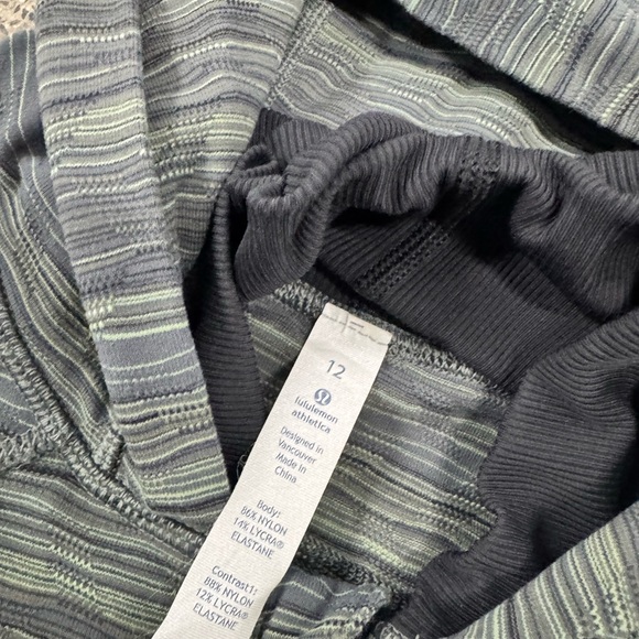 Lululemon Daily Practice Jacket Space Dye Twist Dark Slate Fatigue Green - Picture 4 of 6